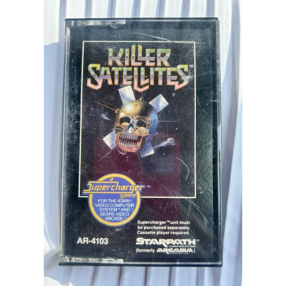 Starpath Supercharger Arcadia Killer Satellites Atari 2600 (AR-4103)